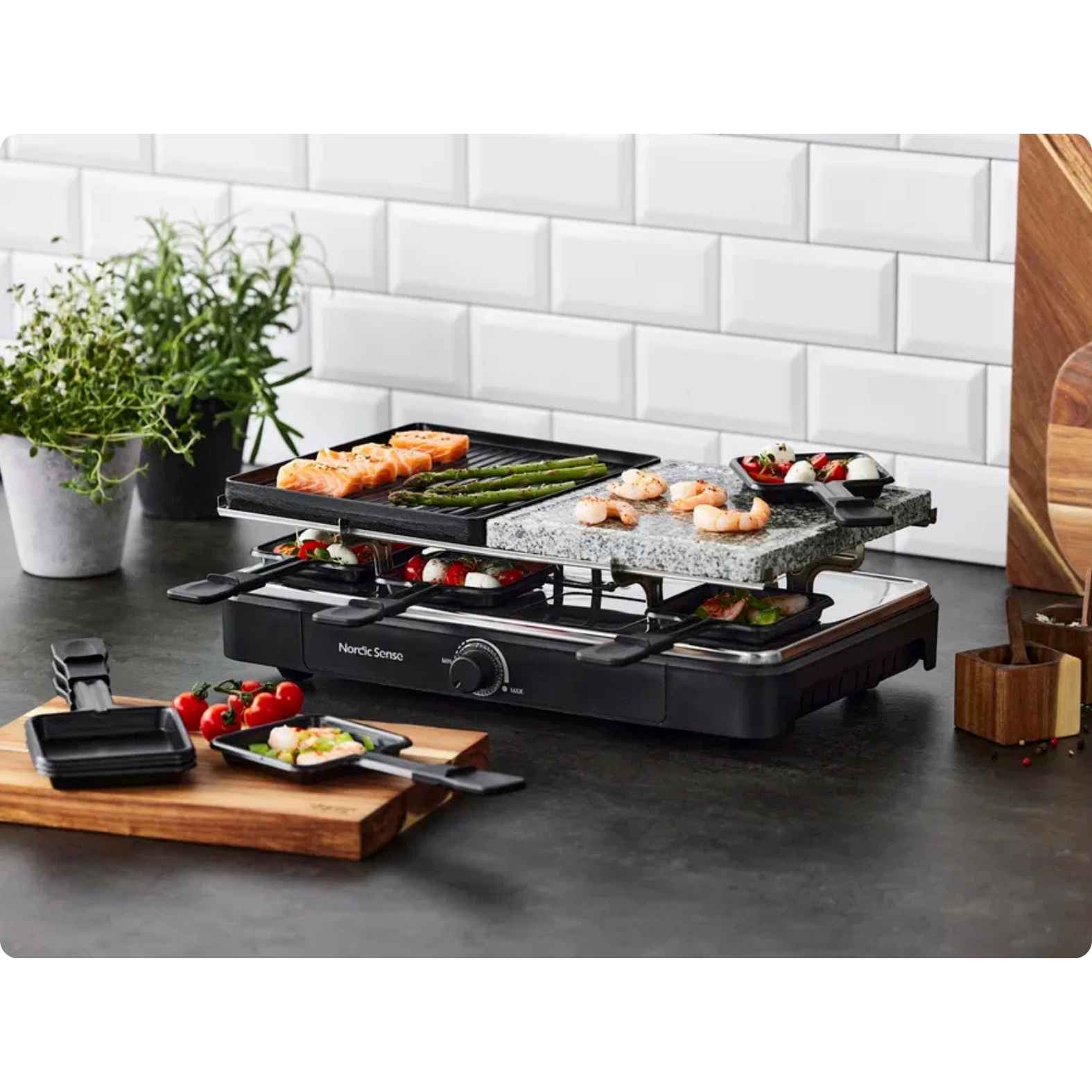 Nordic Sense Raclette m. natursten